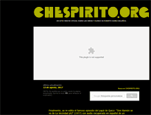 Tablet Screenshot of chespirito.org